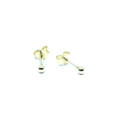 8 KARAT GULD ØRESTIK KUGLE MASSIV 3 MM