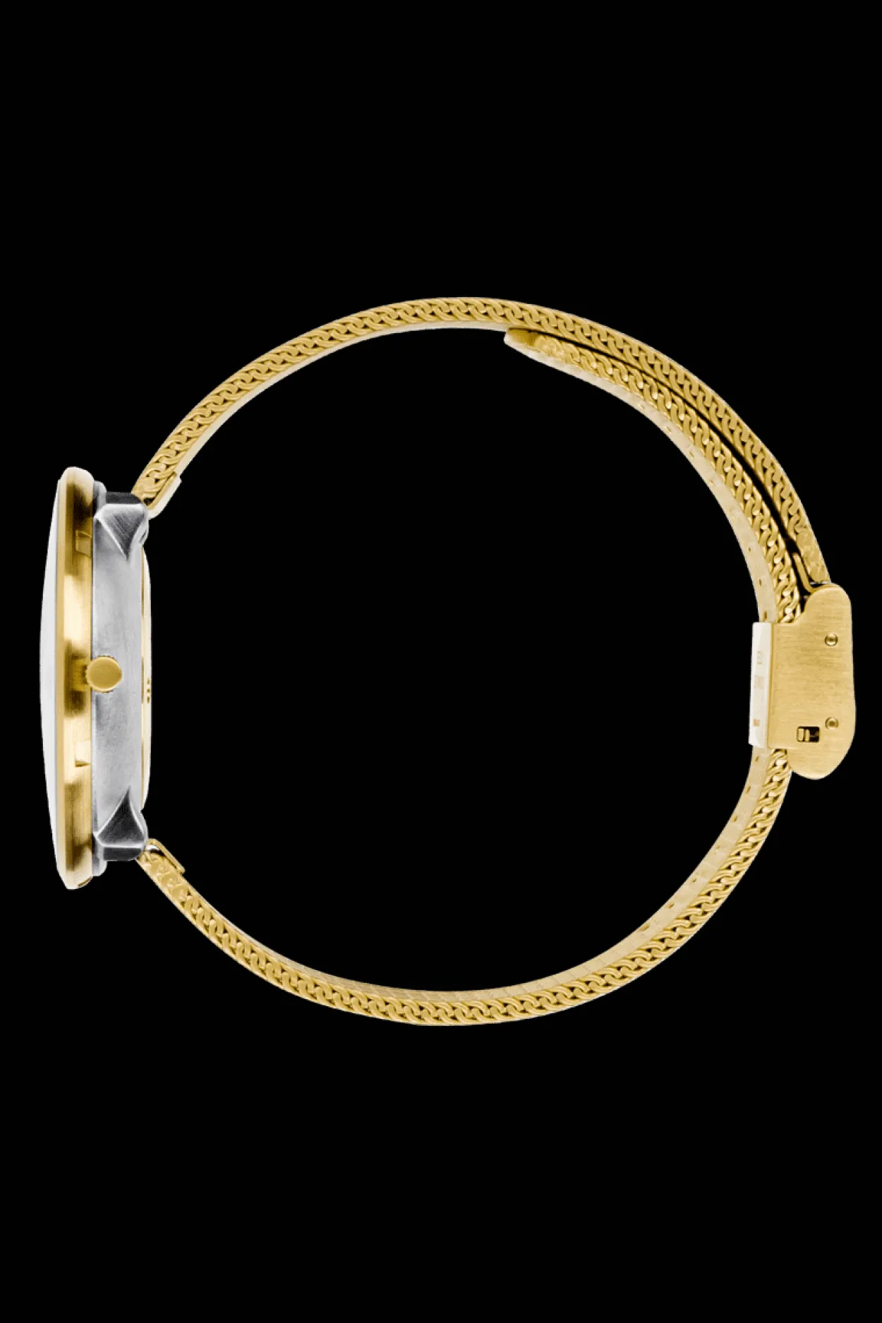 ARNE JACOBSEN BANKERS 34MM GULD MED MAT MESHREM - 53107-1609