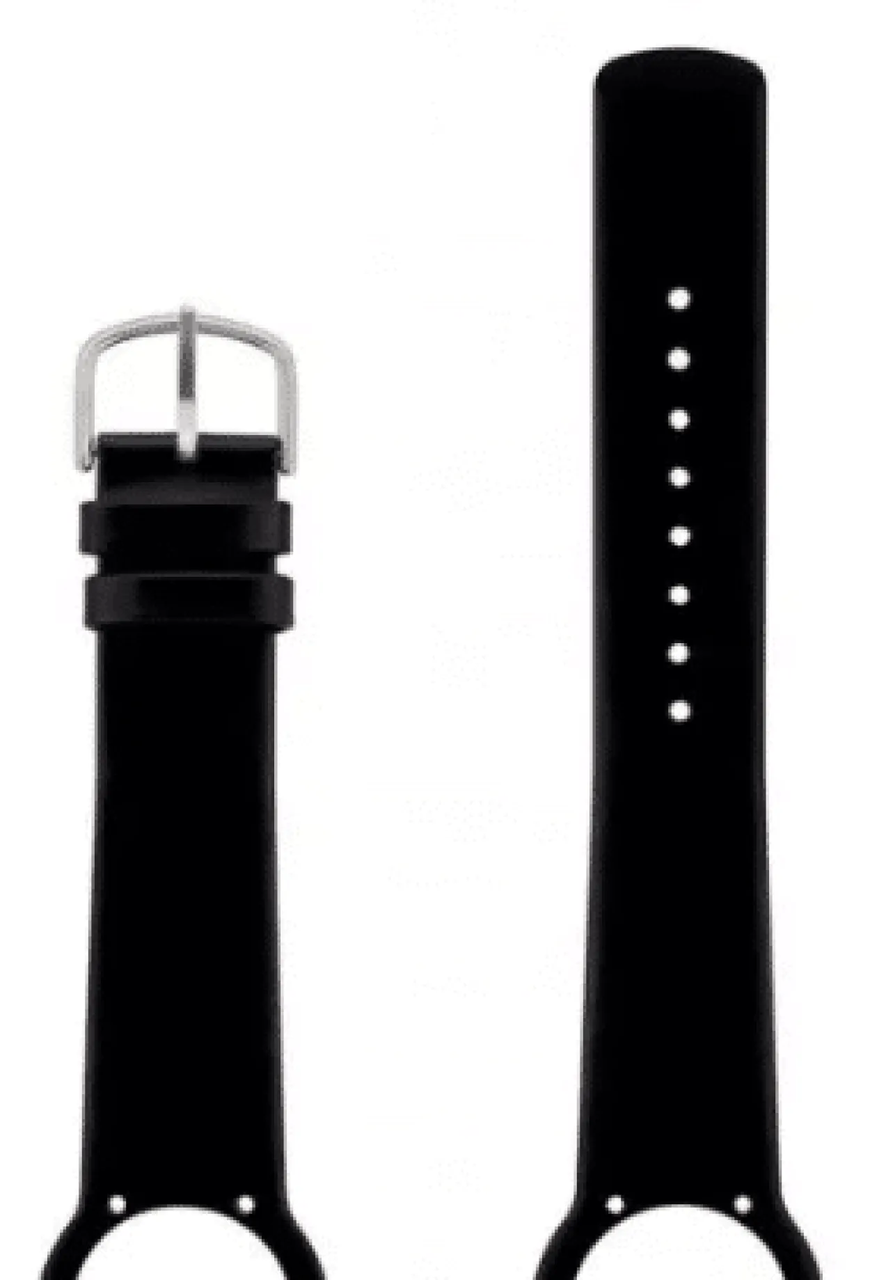 ARNE JACOBSEN REM LÆDER SORT 16 MM GAMMEL MODEL - 161