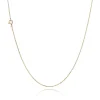 BNH ANKER FACET HALSKÆDE 8 KARAT GULD 1,3 MM BREDDE 60 CM - A804060F
