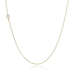 BNH ANKER FACET HALSKÆDE 8 KARAT GULD 1,3 MM BRED 42 CM - A804042F