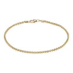 BNH ARMBÅND HVEDE I 14 KARAT GULD 16 CM - H1417016C