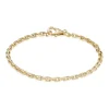 BNH ARMÅND ANKER FACET 14 KARAT MASSIV GULD 18,5 CM - A1408018C