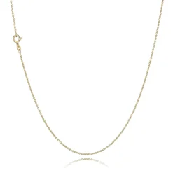 BNH HALSKÆDE ANKER RUND I 8 KARAT GULD 60 CM - AR803060F