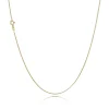 BNH HALSKÆDE PANSER FACET I 8 KARAT GULD 45 CM - P803545F