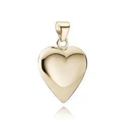 BNH HJERTE VEDHÆNG 14 KARAT GULD 21X21 MM - H142121