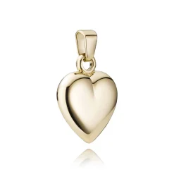 BNH HJERTE VEDHÆNG 14 KARAT GULD 12X12 MM - H141212