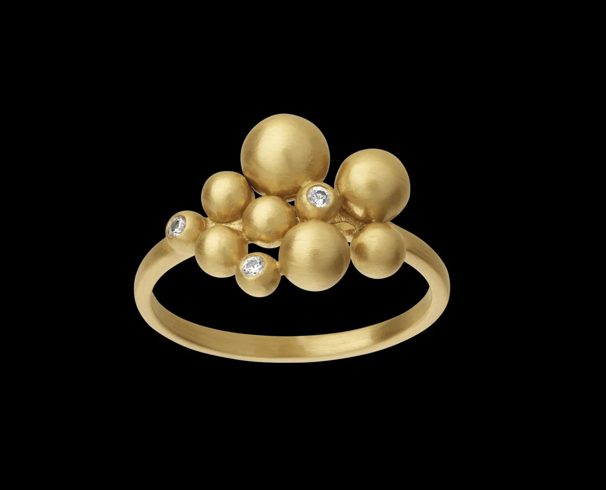 BYBIEHL PEBBLES RING FORGYLDT SØLV - 5-3801A-GP