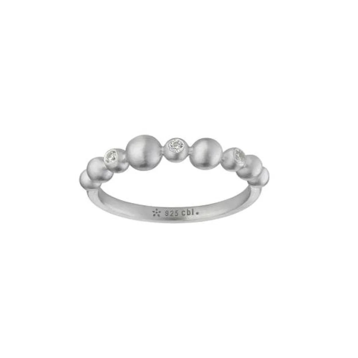 BYBIEHL PEBBLES SØLV RING - 5-3802A-R
