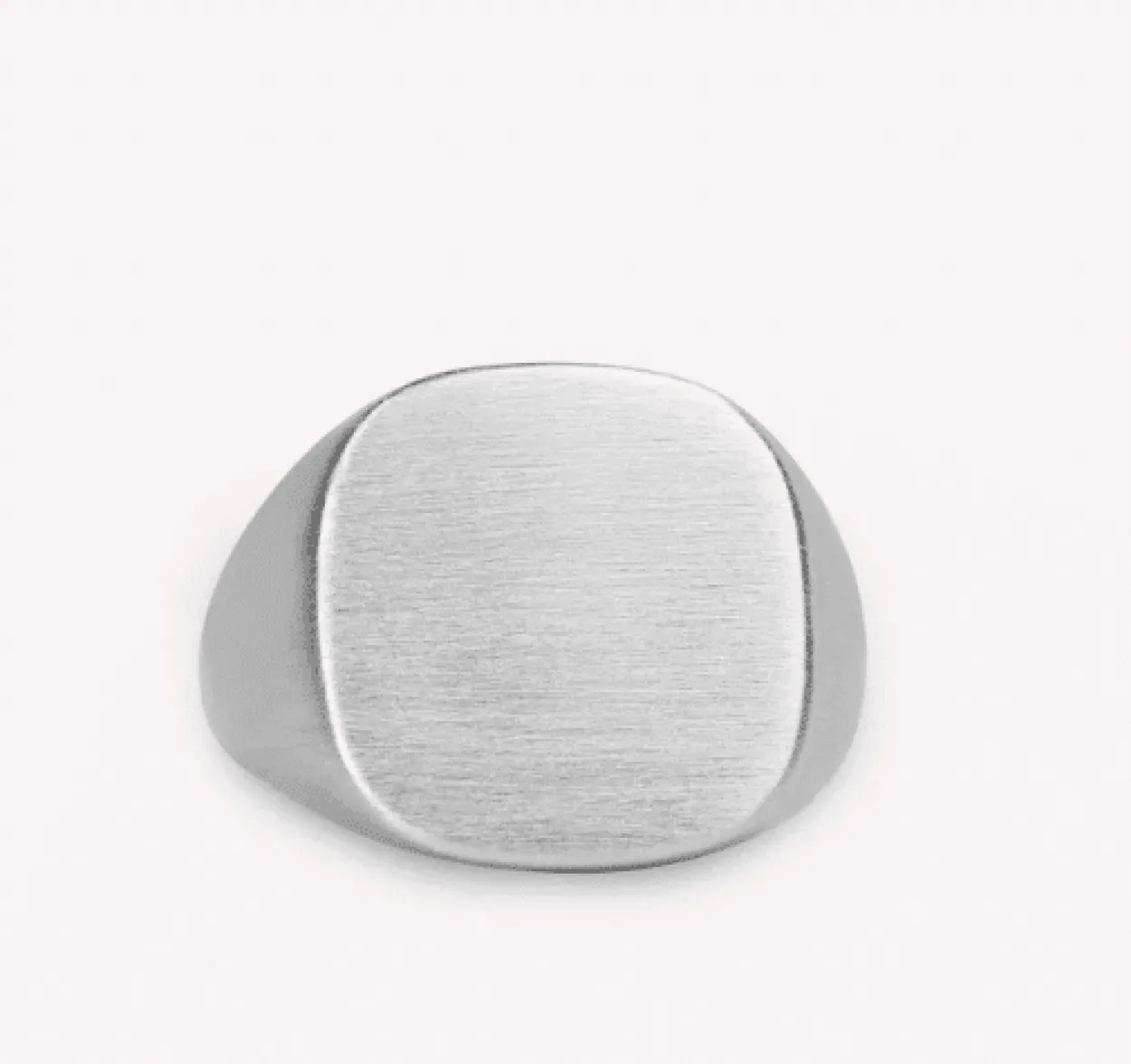 BYBIEHL SIGNET SQUARE RING SØLV - 5-4303-R