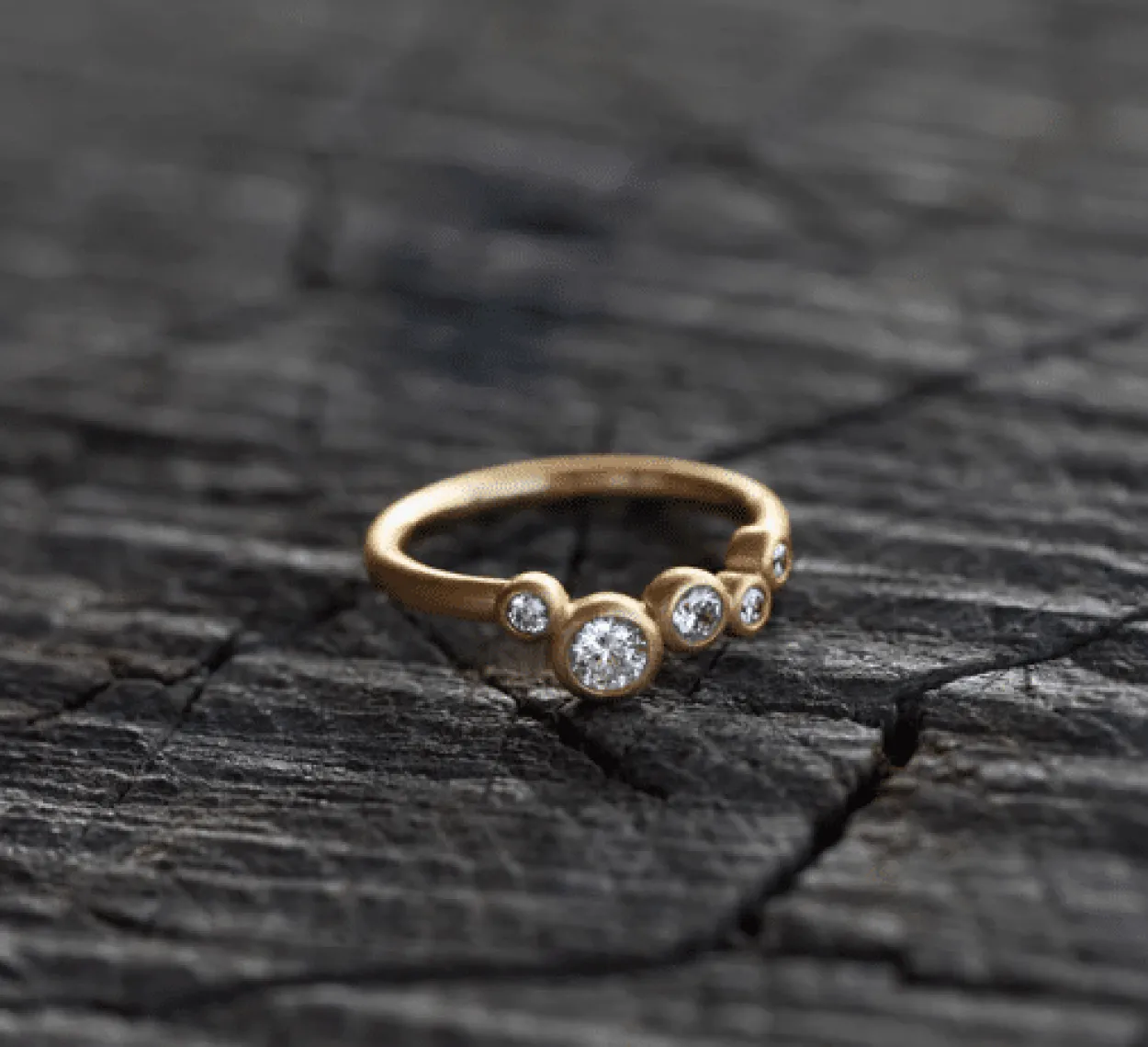 BYBIEHL STARDUST RING SØLV FORGYLDT MED ZIRKONIA - 5-4607a-GP