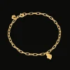 CAMILLE BRINCH BLUSH CRUSH ARMBÅND FORGYLDT SØLV - BCRB-FG-18