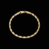 CAMILLE BRINCH LARGE ESSENTIA ARMBÅND FORGYLDT SØLV - LEB-FG-18
