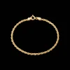 CAMILLE BRINCH LARGE TWISTED ARMBÅND I FORGYLDT SØLV 18 CM - LTSPB-FG-18