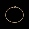 CAMILLE BRINCH MILLION DOTS ARMBÅND I FORGYLDT SØLV 16-17 CM - MDB-FG-16-17