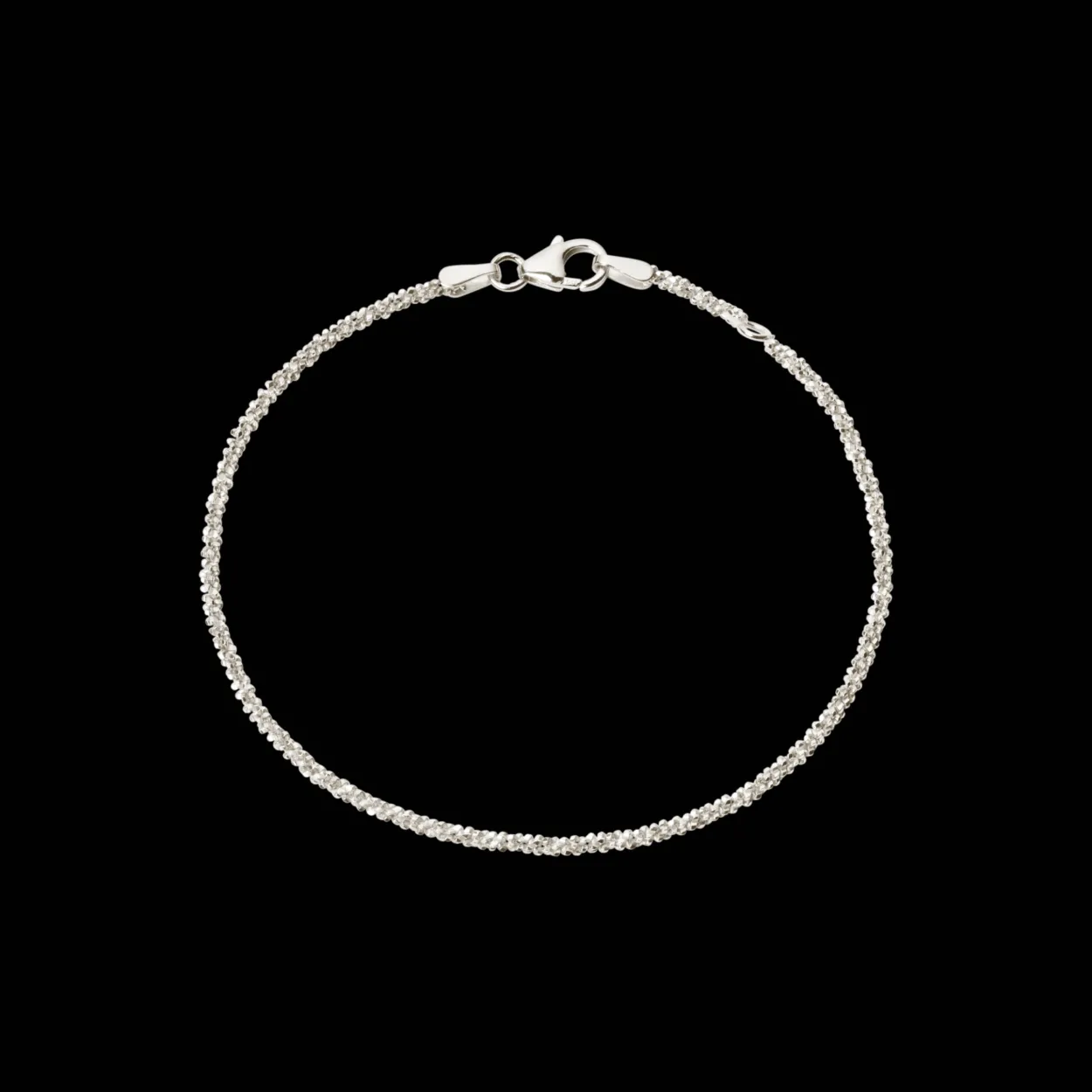 CAMILLE BRINCH MILLION DOTS ARMBÅND I SØLV 16-17 CM - MDB-16-17