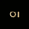 CAMILLE BRINCH SMALL DOTS HOOPS I FORGYLDT SØLV - SDH-FG