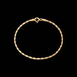 CAMILLE BRINCH SMALL ESSENTIA ARMBÅND FORGYLDT SØLV 19 CM - SEB-FG-19