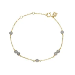CARRE GEM CANDY SØLV FORGYLDT ARMBÅND - FB 4339 LB 16+1,5+1,5
