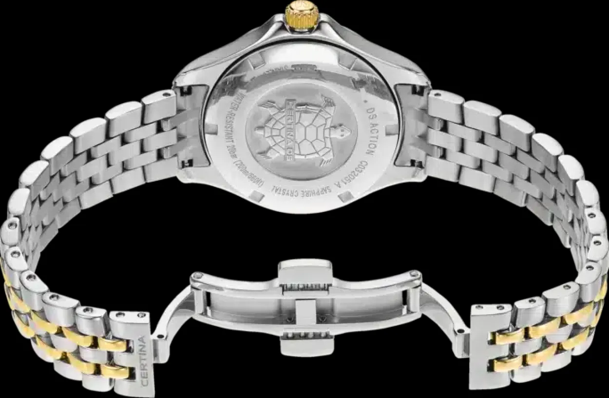 CERTINA CHRONOMETER 20 BAR BRUN SKIVE - C0320512212601