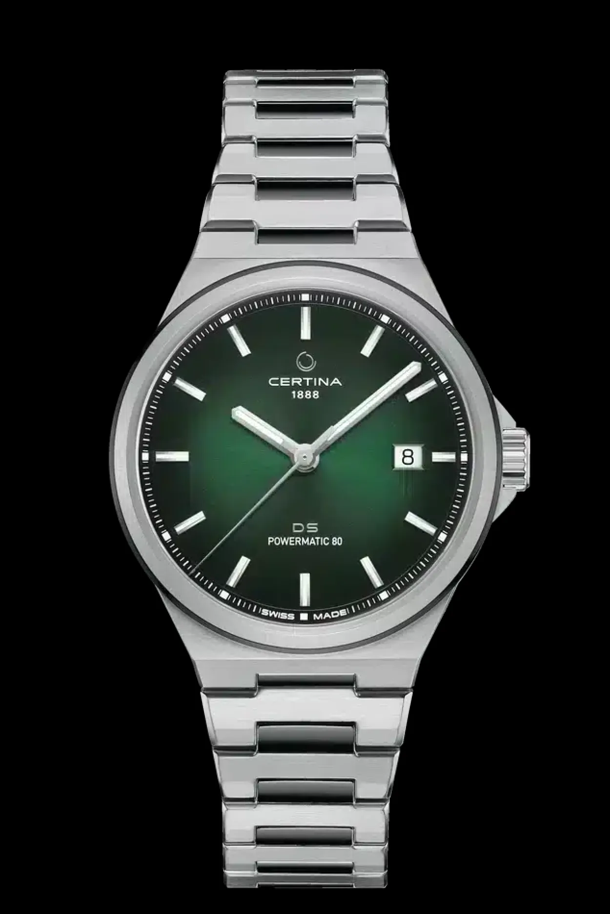 CERTINA DS 7 LÆNKE GRØN SKIVE - C0434072209100