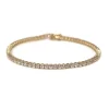 CHRISTOFFERSEN JEWELLERY TENNISARMBÅND 14 KARAT GULD MED 3,54 CARAT BRILLANTER – 9000011