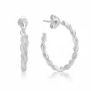 CHRISTOFFERSEN JEWELLERY ØRERINGE CREOL SNOET - 3011011