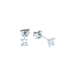 CHRISTOFFERSEN JEWELLERY ØRERINGE SØLV MED ZIRKONIA - 3010028