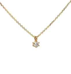 CHRISTOFFERSEN JEWELLERY SVÆVENDE DIAMANT 14 KARAT GULD MED 0,05 CARAT BRILLANT– 2000343