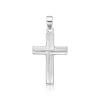 CHRISTOFFERSEN JEWELLERY VEDHÆNG KORS MASSIV 23X14 MM MED MØNSTER - 4710102