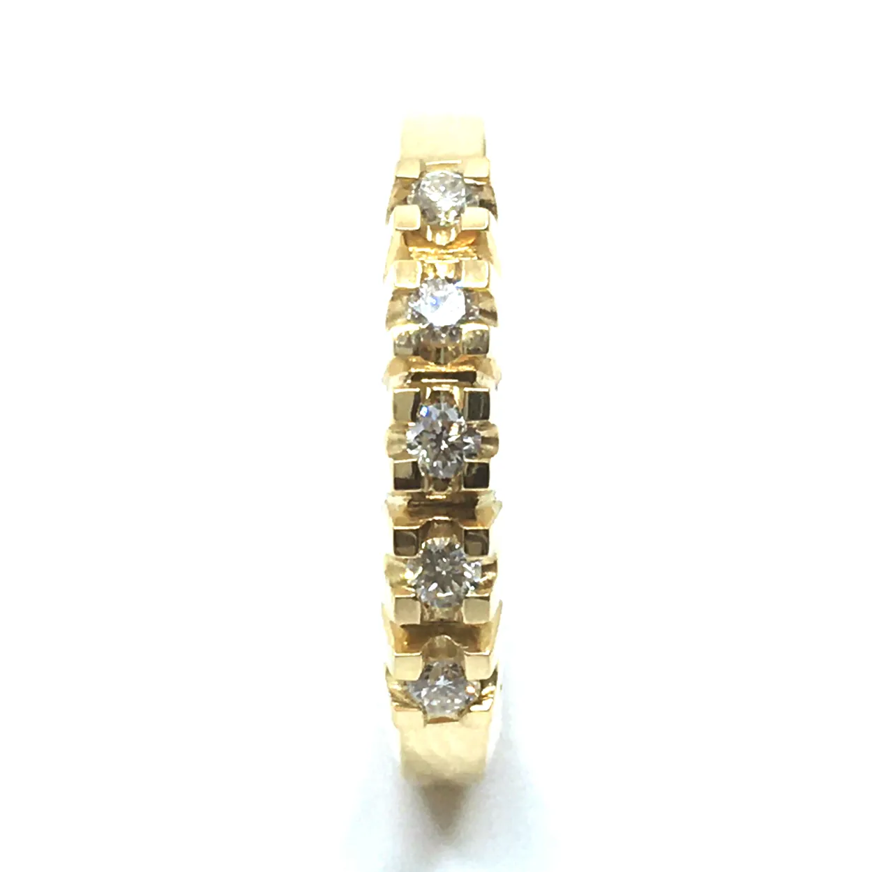 CHRISTOFFERSEN JEWELLERY ALLIANCE RING 14 KARAT GULD MED BRILLANTER - 5001005