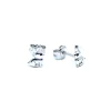 CHRISTOFFERSEN JEWELLERY ØRERINGE KANIN SORT EMALJE SOM ØJNE - W3063712
