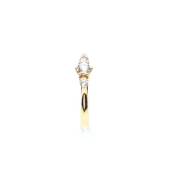 CHRISTOFFERSEN JEWELLERY 14 KARAT GULD RING MED BRILLANTER - 5000548