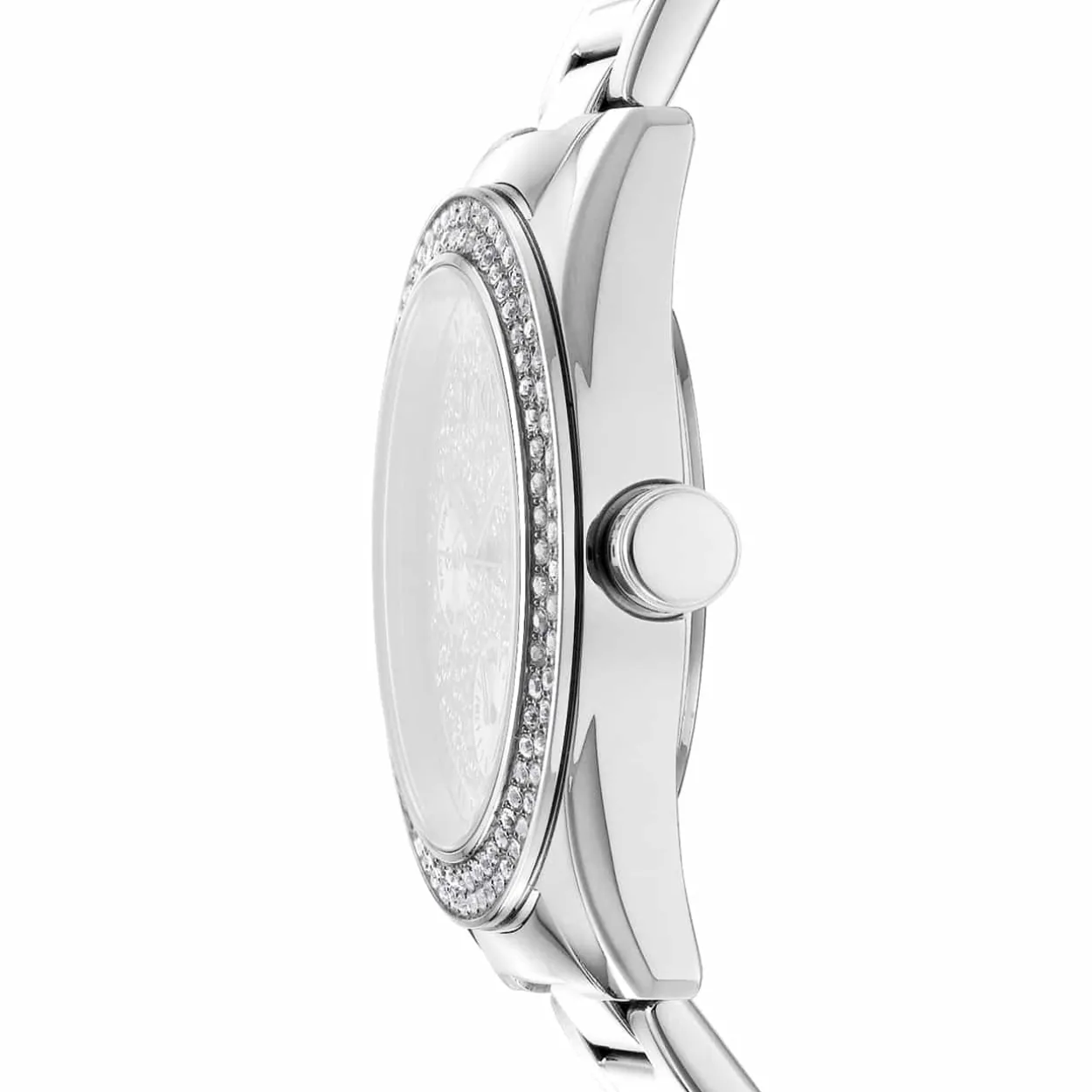 DKNY CHAMPERS MULTI GLITZ UR DAME I STÅL - DK1L078M0015