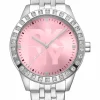 DKNY PARSON GLITZ UR DAME MED ROSA FARVET SKIVE - DK1L059M0045