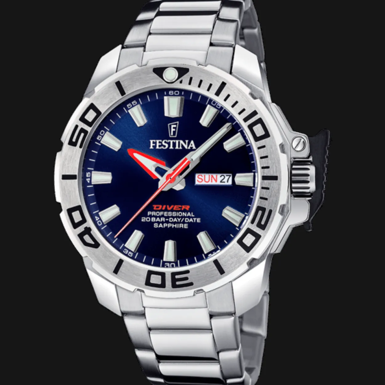 FESTINA HERRE UR STÅL LÆNKE - F20665/1