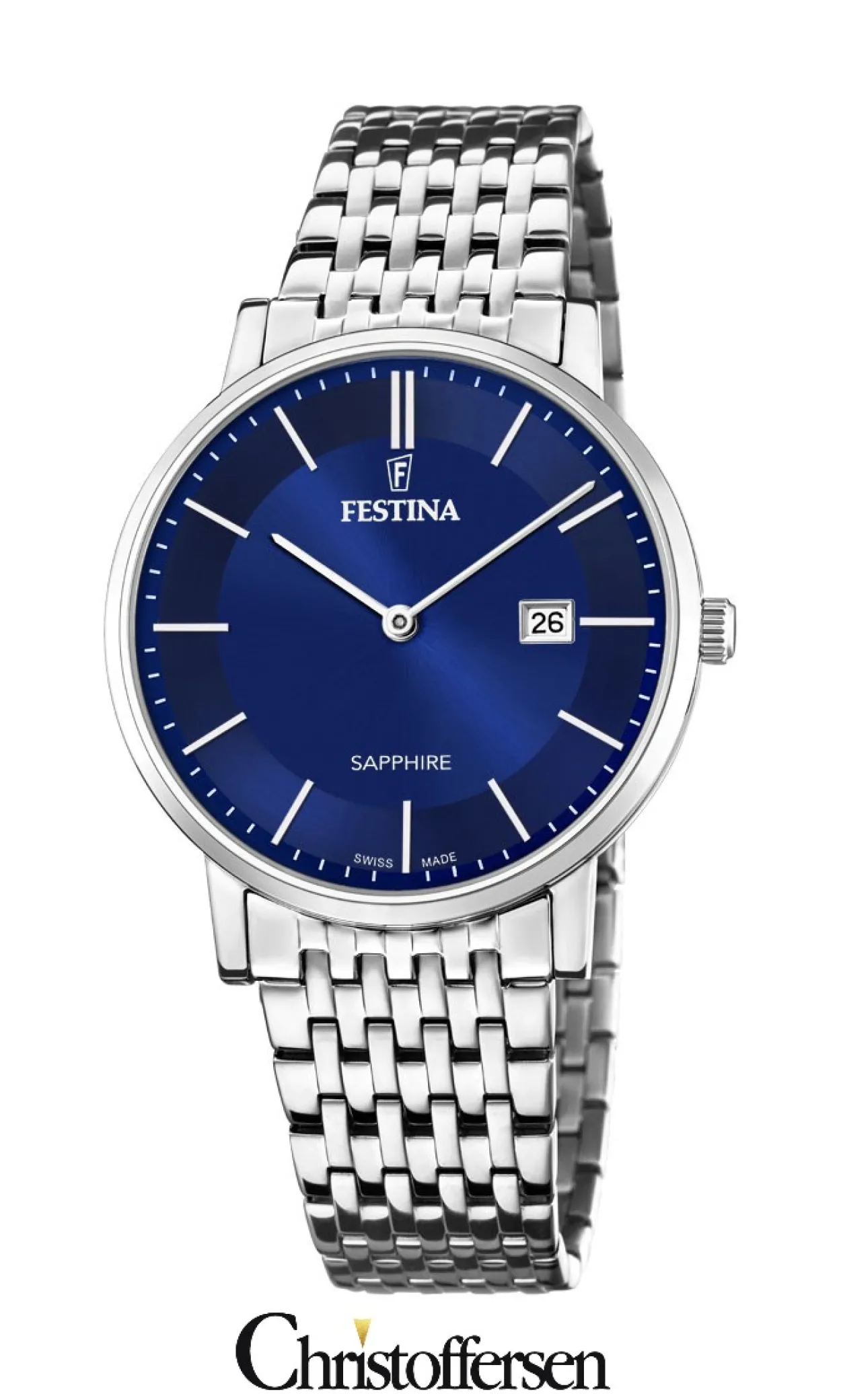 FESTINA SWISS MADE SLIM UR HERRE - F20018/2