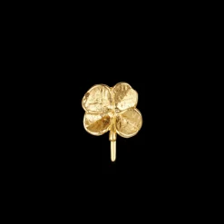 FLORA DANICA FIRKLØVER EAR CUFF FORGYLDT SØLV - FLC-EACU-G