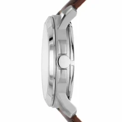 FOSSIL GRANT AUTOMATIC MØRKEBRUN LÆDER - ME3099