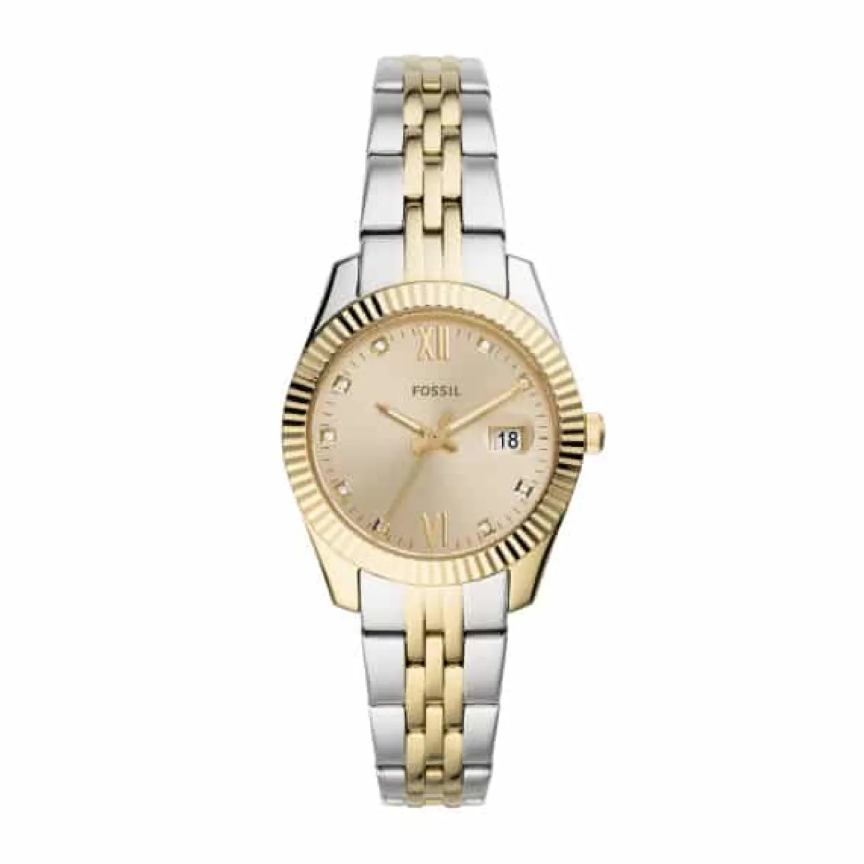 FOSSIL SCARLETTE DAME UR TOFARVET MED LÆNKE - ES4949