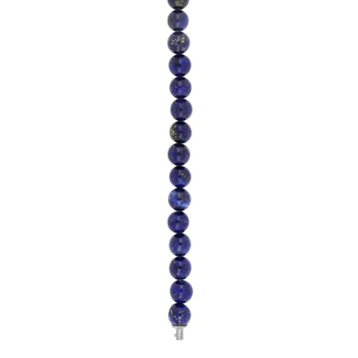HEINZENDOR HALSKÆDE MED BLÅ LAPIS 8 MM - 80120630945