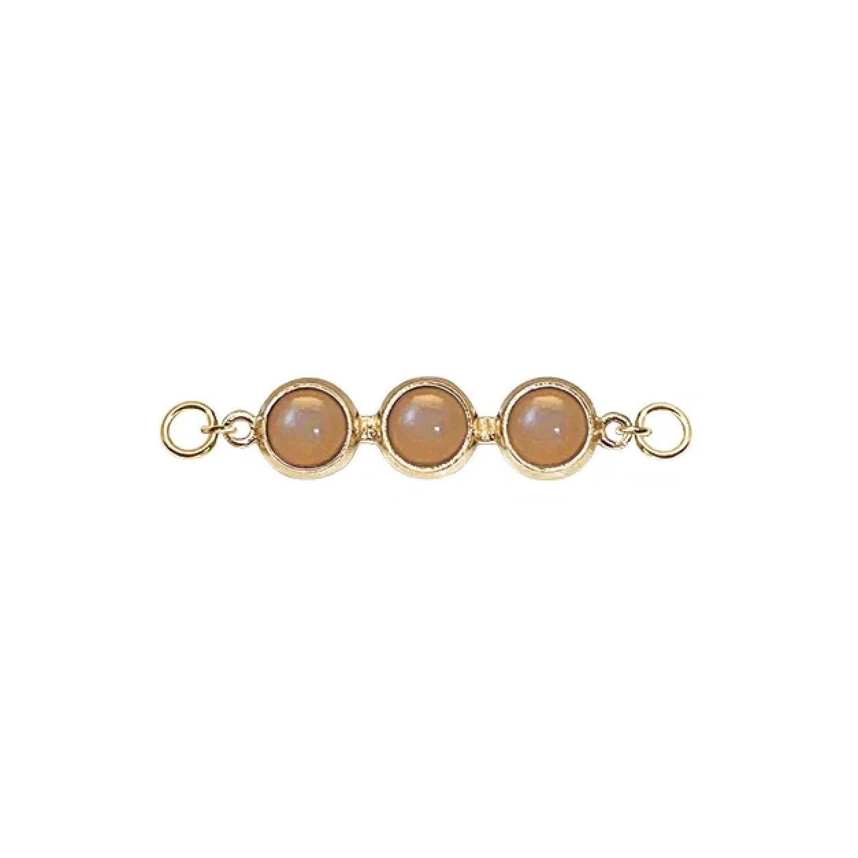 HEIRING MULTI KOULÉ TOP PEACH SØLV FORGYLDT - 53-4-38FG-2