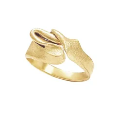 HEIRING RING MILLE NO. 4 SØLV FORGYLDT - 53-3-74FG