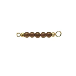 HEIRING SMOKEY QUARTZ TOP TIL MULTI ARMBÅND I FORGYLDT SØLV - 53-4-20FG