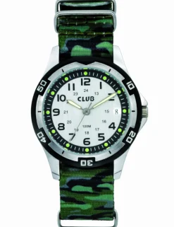 INEX CLUB UR BØRNE GRØN NATO REM 100 METER VANDTÆT - A65175S4A