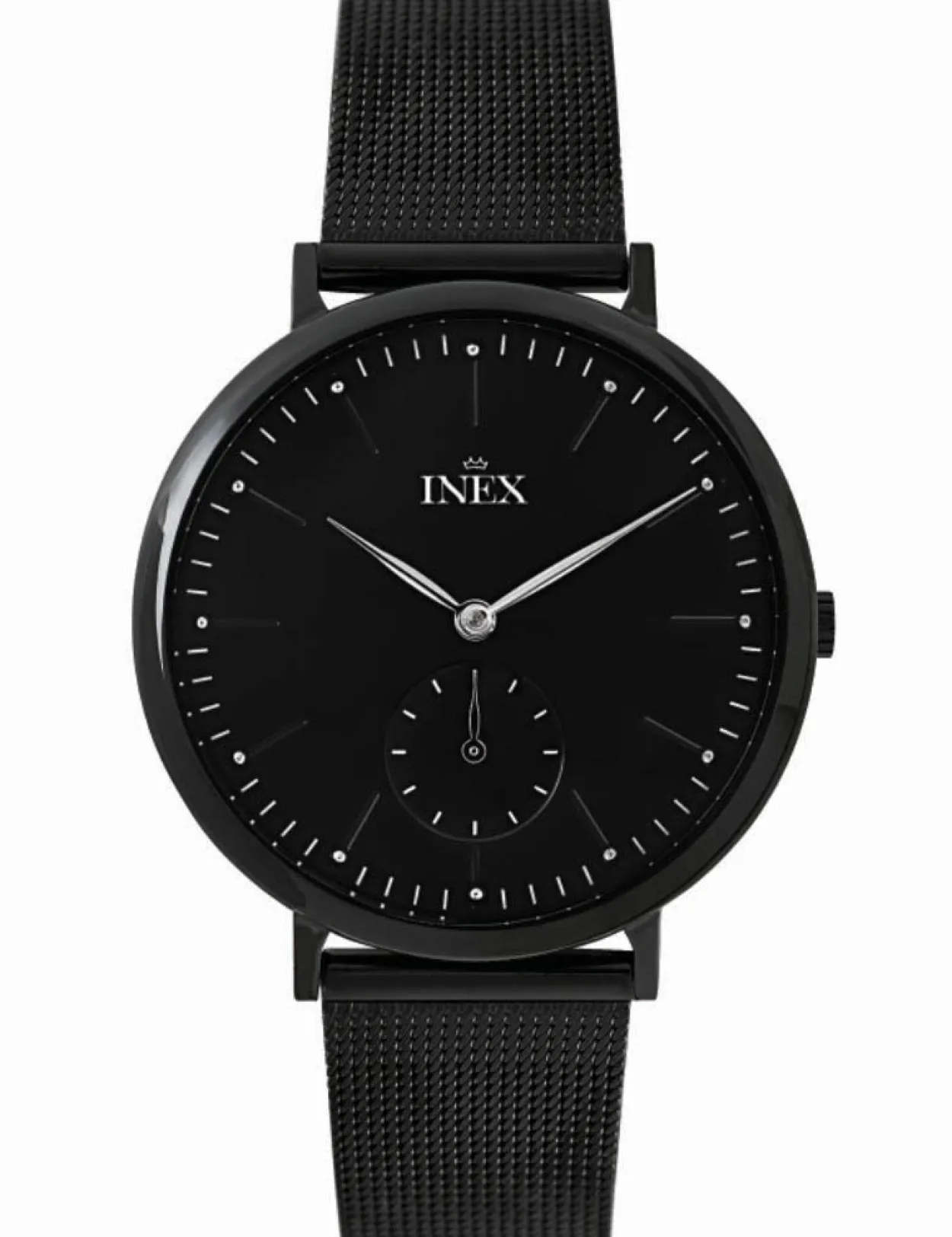 INEX DAME UR SORT DOUBLE MED MESH LÆNKE
