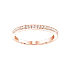 JOANLI NOR SØLV ROSA FORGYLDT RING ADINA MED ZIRKONIA - 104504079