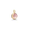 JULIE SANDLAU PRIME VEDHÆNG FORGYLDT SØLV MED ROSA KRYSTAL - PD374GDDSROCR