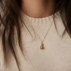 KAY BOJESEN JEWELRY BJØRN VEDHÆNG FORGYLDT SØLV UDEN KÆDE - KBJ-38