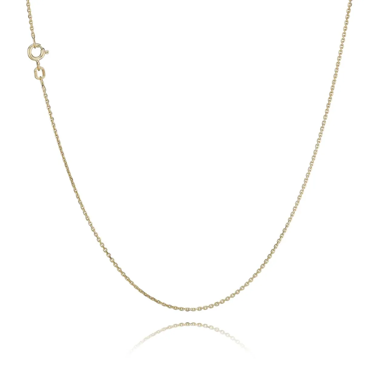 KAY BOJESEN JEWELRY HALSKÆDE FORGYLDT SØLV ANKER FACET DIAMOND CUT - KBJ-10